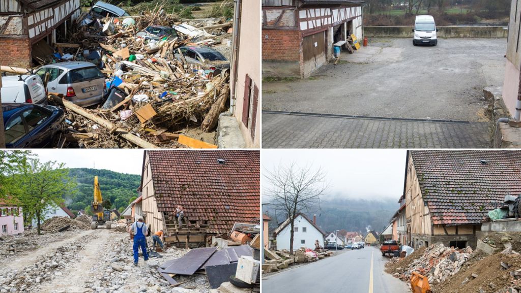  Es wird noch lange dauern, bis Braunsbach die Folgen der Flutkatastrophe bewältigt hat. 2017 wird der ganze Ort wieder zu einer Baustelle, weil das Zentrum komplett saniert wird. Für die Einwohner ist der Wiederaufbau ein großer Kraftakt. 