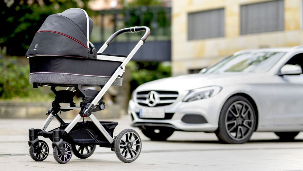Kinderwagen von Mercedes: Nix da mit tiefergelegt