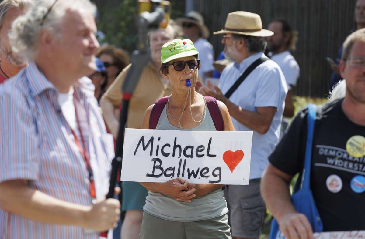 Herzchen für Michael Ballweg