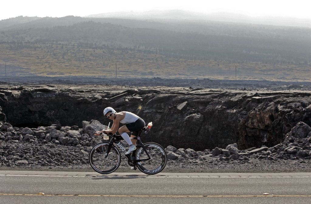 Der hawaiianische Ironman findet auf der Hauptinsel Big Island nahe der Stadt Kailua-Kona statt.