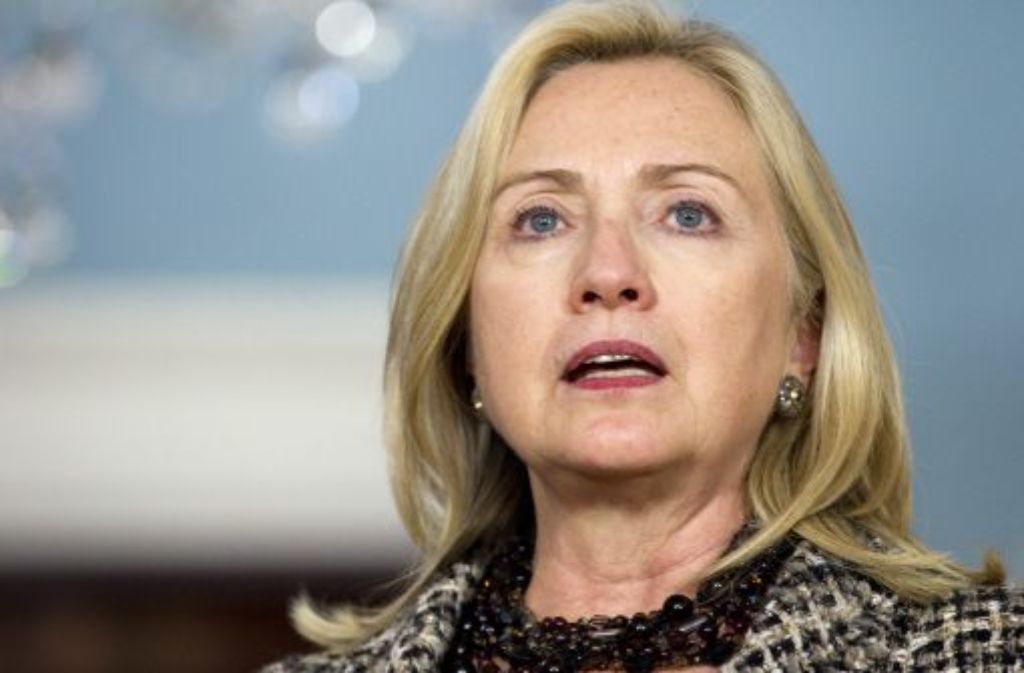 US-Außenministerin Hillary Clinton ruft zu Wachsamkeit auf.