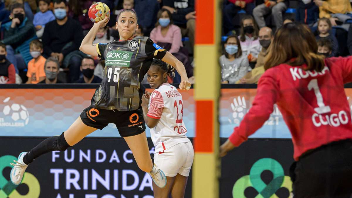  Die DHB-Frauen eilen bei der WM in Spanien weiter von Sieg zu Sieg. Durch einen deutlichen Erfolg gegen die Republik Kongo ist das Viertelfinale nun zum Greifen nah. 