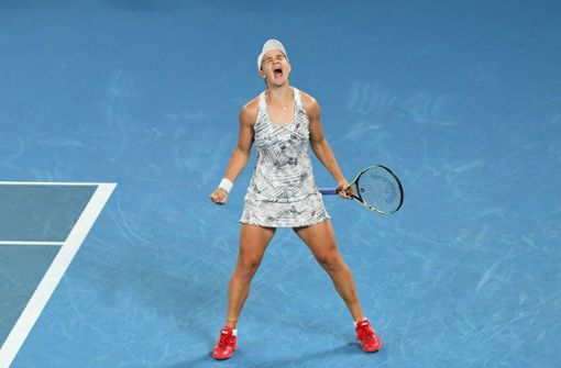 Ashley Barty hat die Australian Open gewonnen. Foto: AFP/WILLIAM WEST