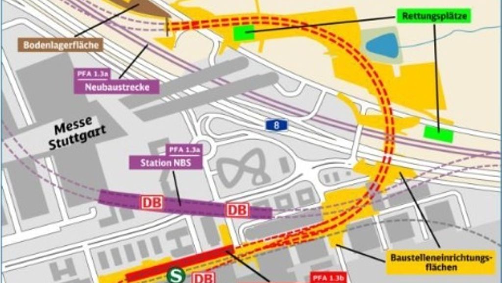 Stuttgart-Plieningen: Bahn informiert über die Verkehrsdrehscheibe Filder