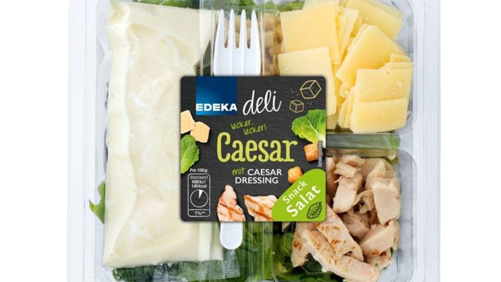 „Edeka deli Caesar Snack Salat“: Hersteller ruft Salatmischung zurück
