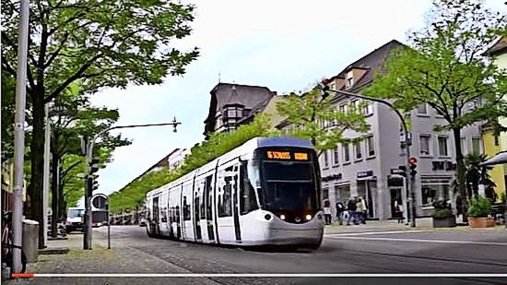 Neues Video zur Stadtbahndebatte  Ludwigsburg: Auf Youtube fährt die Stadtbahn schon