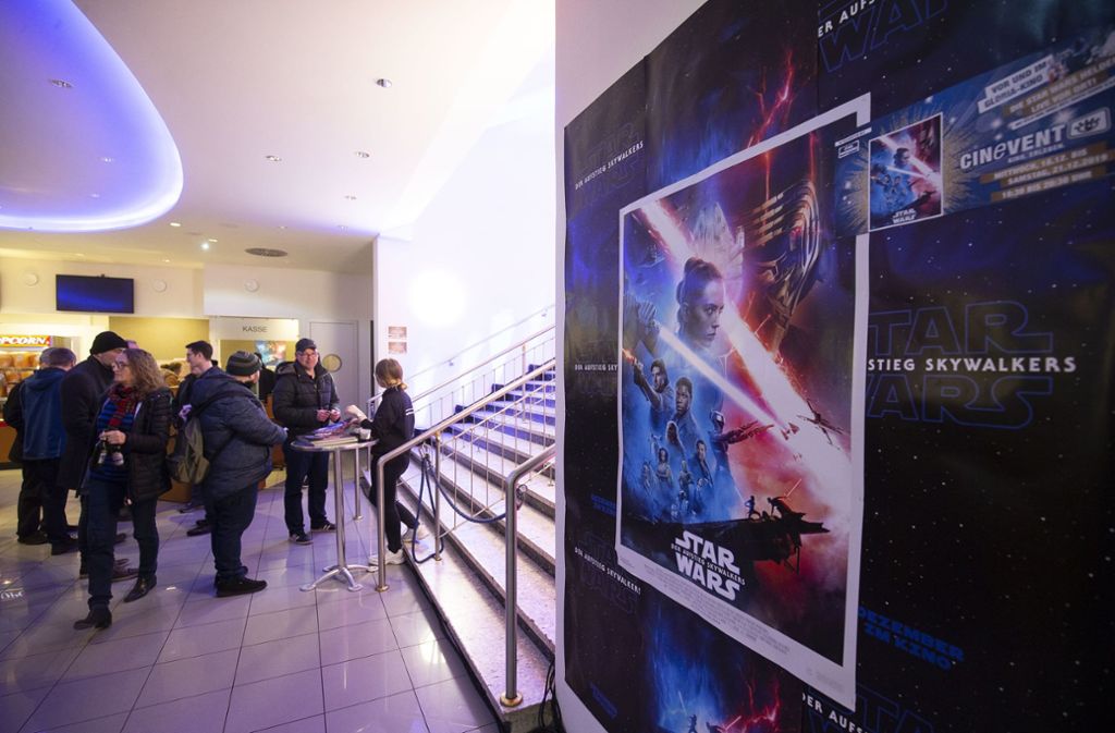 Von 10 Uhr morgens an zeigen die Stuttgarter Kinos den neuesten Star Wars Film.