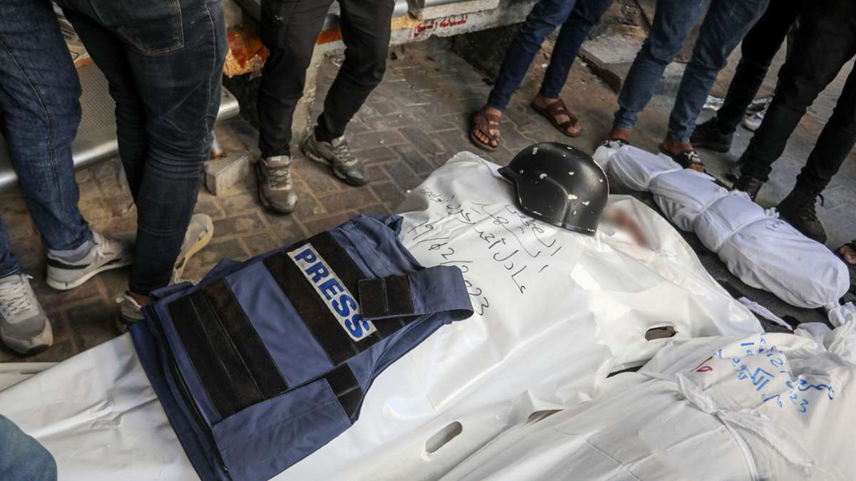 Trauriger Rekord: Im Nahost-Krieg mehr getötete Journalisten als je zuvor