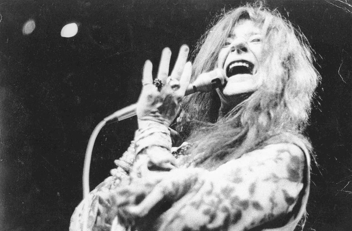 Janis Joplin auf der Bühne