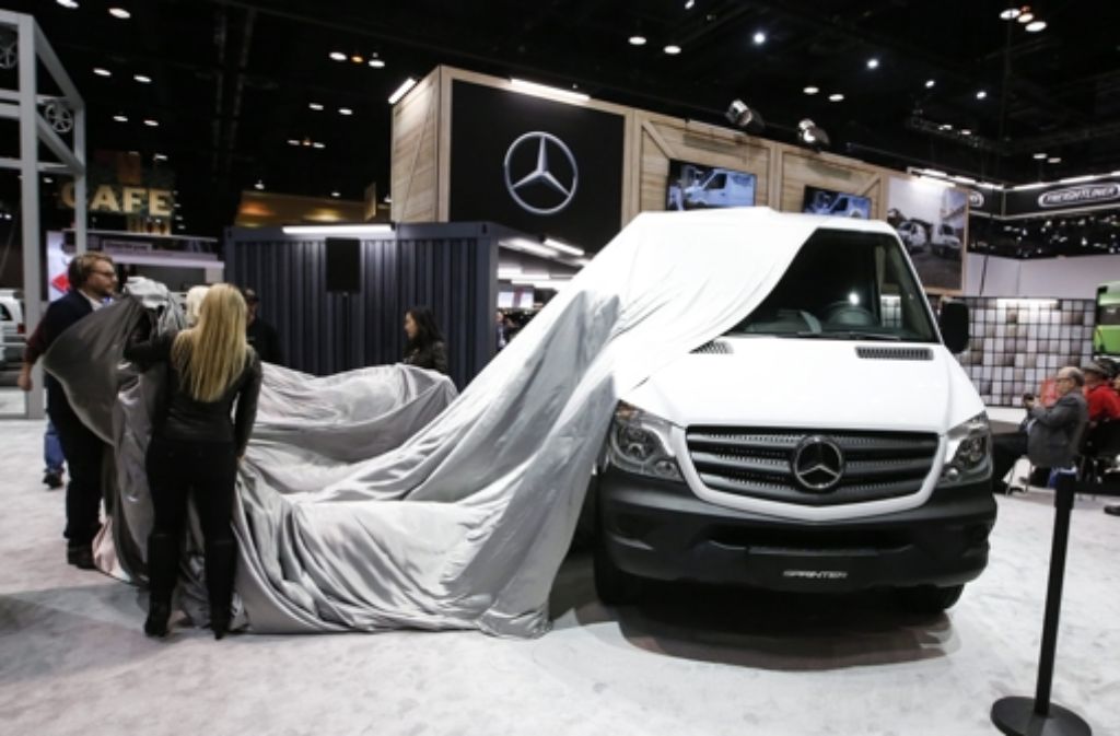 Auch Mercedes-Benz darf auf der Chicago Auto Show nicht fehlen. Der Autohersteller präsentiert seinen Sprinter Worker Van.