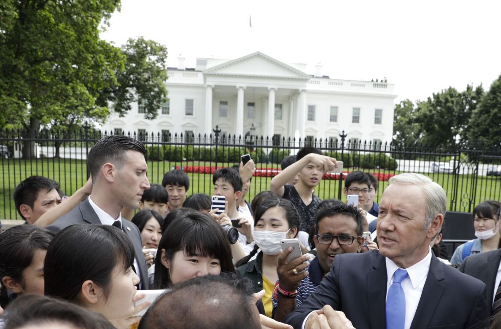 Sieht aus wie echt: Pete Souza war viele Jahre der Hausfotograf des Weißen Hauses. Für Netflix hat er den „House of Cards“-Präsidenten Frank Underwood (Kevin Spacey) in Washington begleitet.