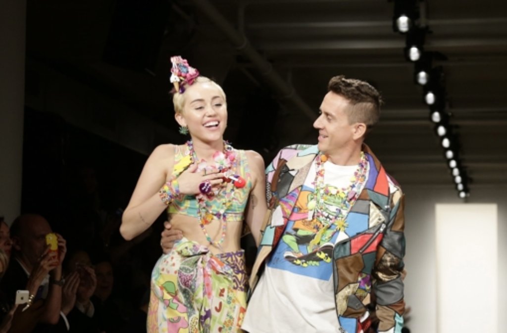 Miley Cyrus bei der Modenschau von Jeremy Scott