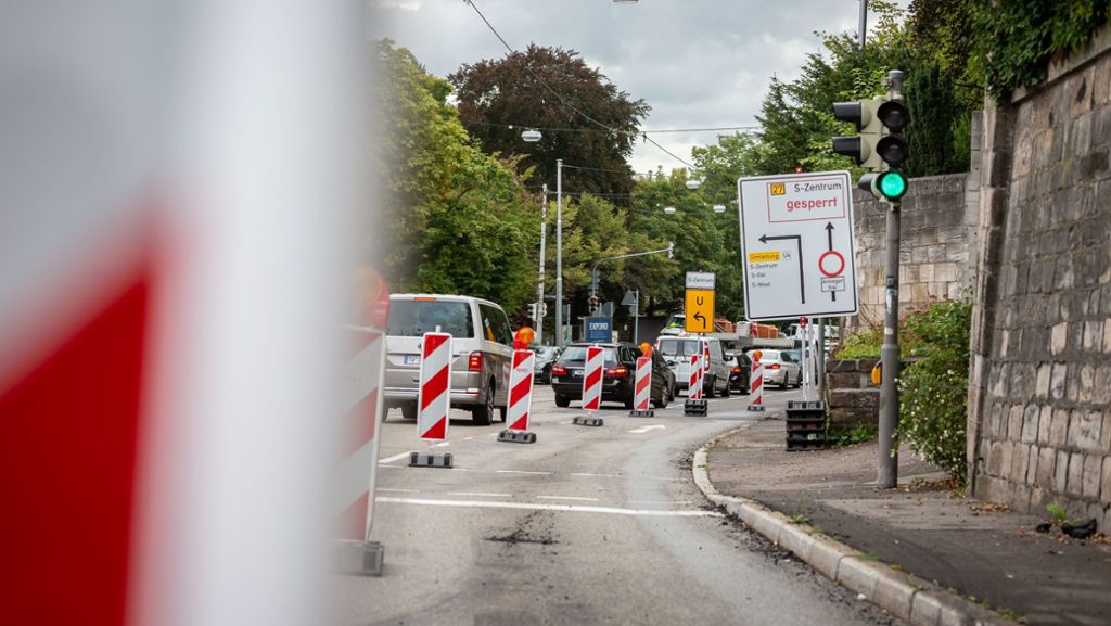 Nach Wasserrohrbruch in Stuttgart: B 27 wird wieder für Verkehr freigegeben