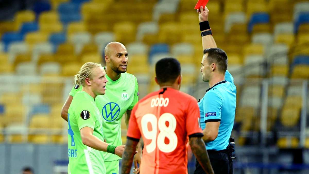 Schachtjor Donezk gegen VfL Wolfsburg: Bundesligist  verliert 0:3 und  verpasst Europa-League-Endrunde