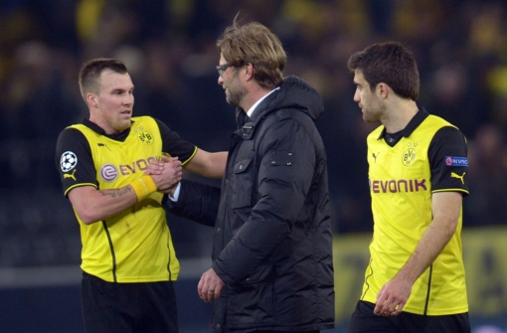 "Mein Bruder geht mir schon seit Donnerstag damit auf die Nerven." Dortmunds Kevin Großkreutz (links) zum selben Thema.