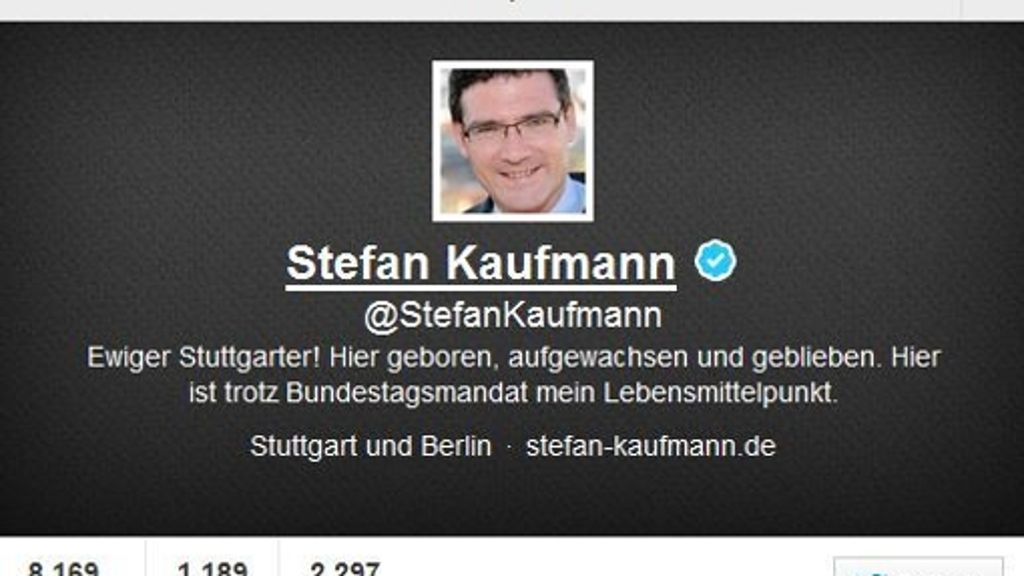 Stefan Kaufmann auf Twitter: Tweet zeigt nackte Tatsachen