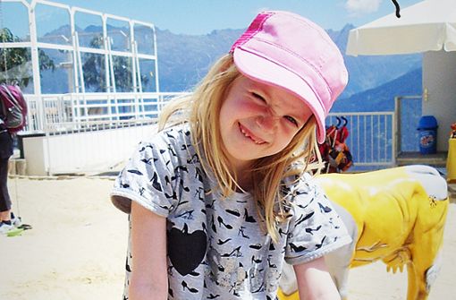 Anna mit  neun   Jahren im Österreich-Urlaub.Foto: privat Foto:  