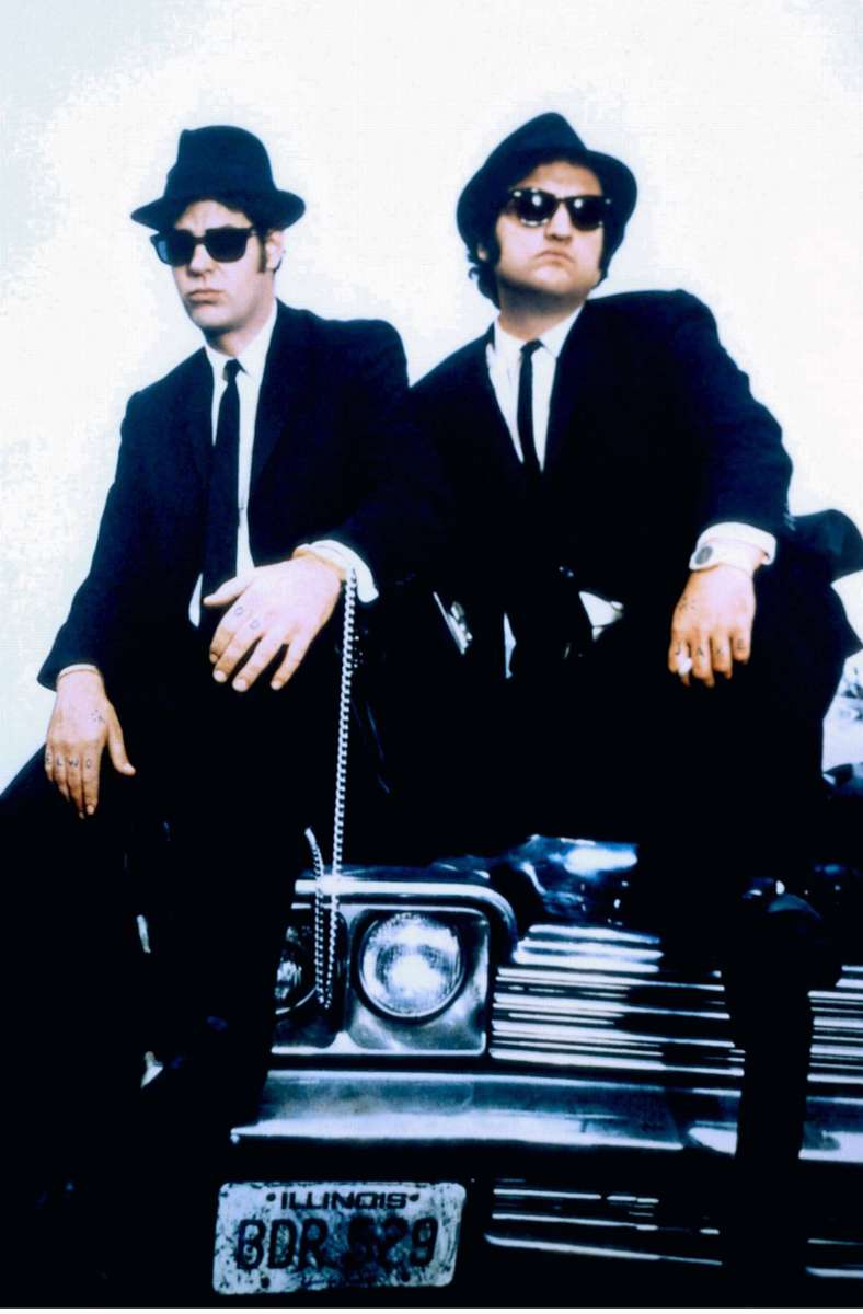 Dan Aykroyd (links) und John Belushi in „Blues Brothers (1980)