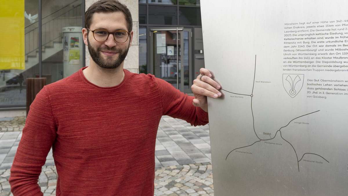 Bürgermeisterwahl in Mönsheim: Auf einen Kaffee mit Kandidat Christoph Friedrich