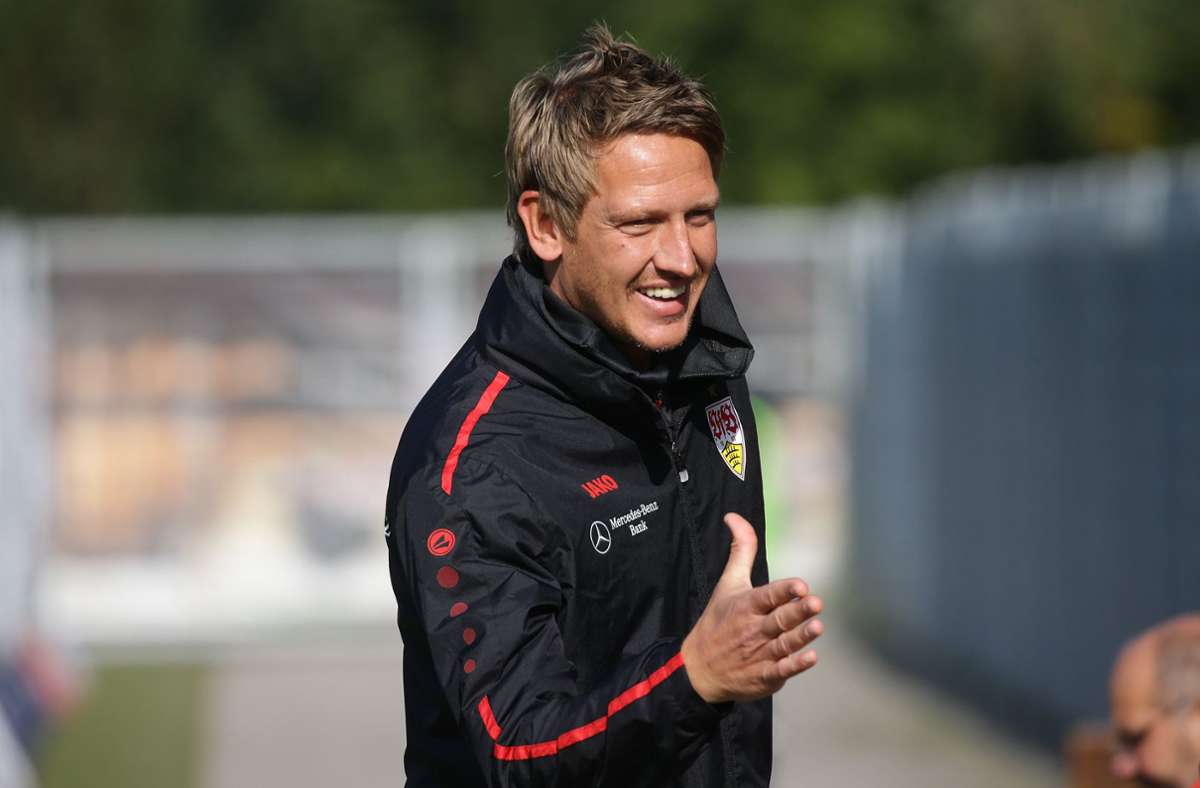 VfB-II-Trainer Frank Fahrenhorst.
