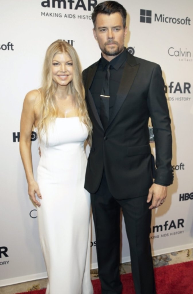 Schauspieler Josh Duhamel mit seiner Frau, der Sängerin Fergie