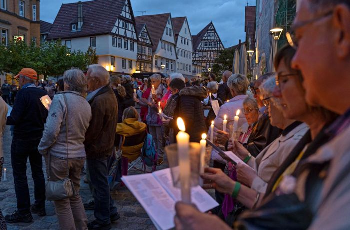 „Deutschland singt“ in Leonberg: Sie machen die Einheit hörbar