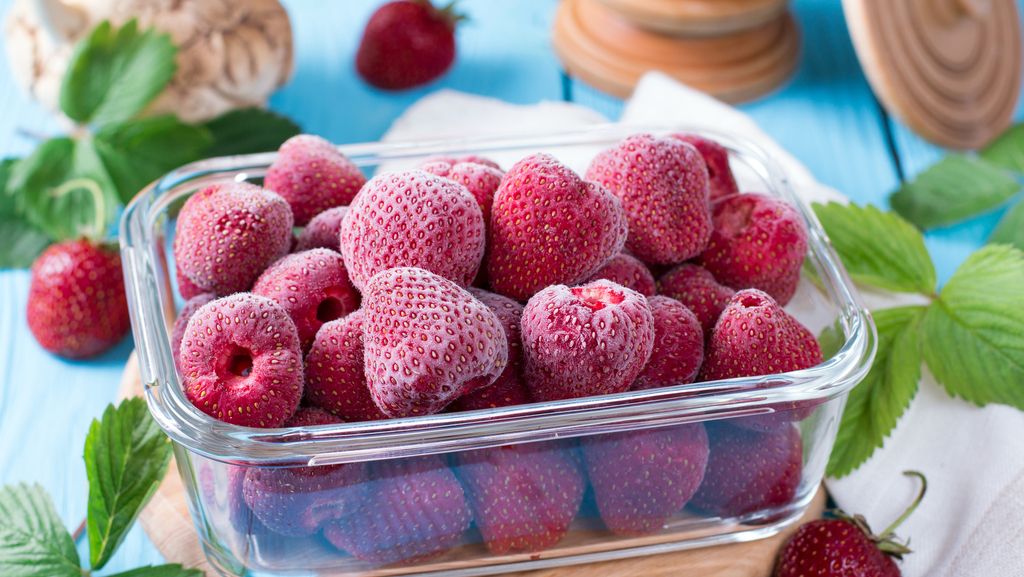 Erdbeeren einfrieren ist ganz einfach