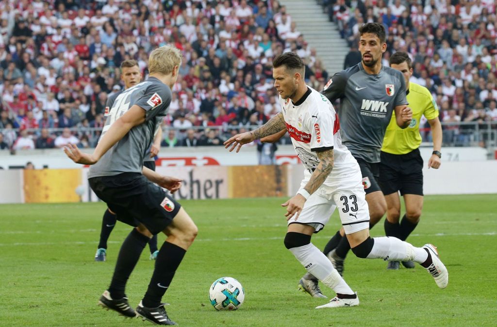 Gegen Augsburg kam der VfB Stuttgart nicht über ein 0:0 hinaus. Die Schwaben blieben damit allerdings zu Hause ungeschlagen.
