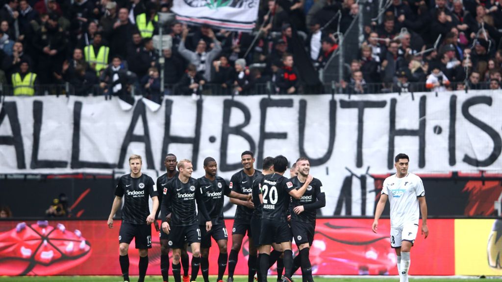 Fußball-Bundesliga: Frankfurt zwingt Hoffenheim spektakulär in die Knie