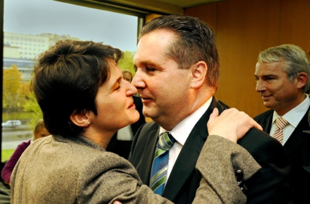 Da war die Welt noch in Ordnung: eine CDU-Vorstandssitzung 2009 mit Tanja Gönner. Stefan Mappus und Thomas Strobl.