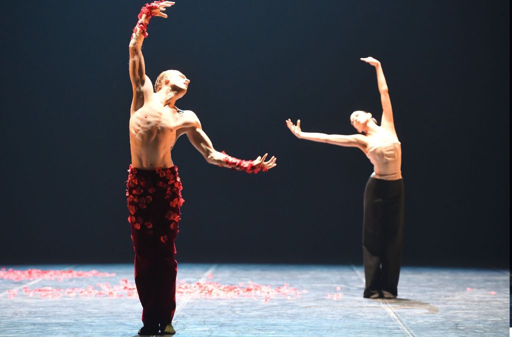 Ballettabend „Verführung!“ mit Marco Goeckes „Le spectre de la rose“ (Adam Russell-Jones und Agnes Su)