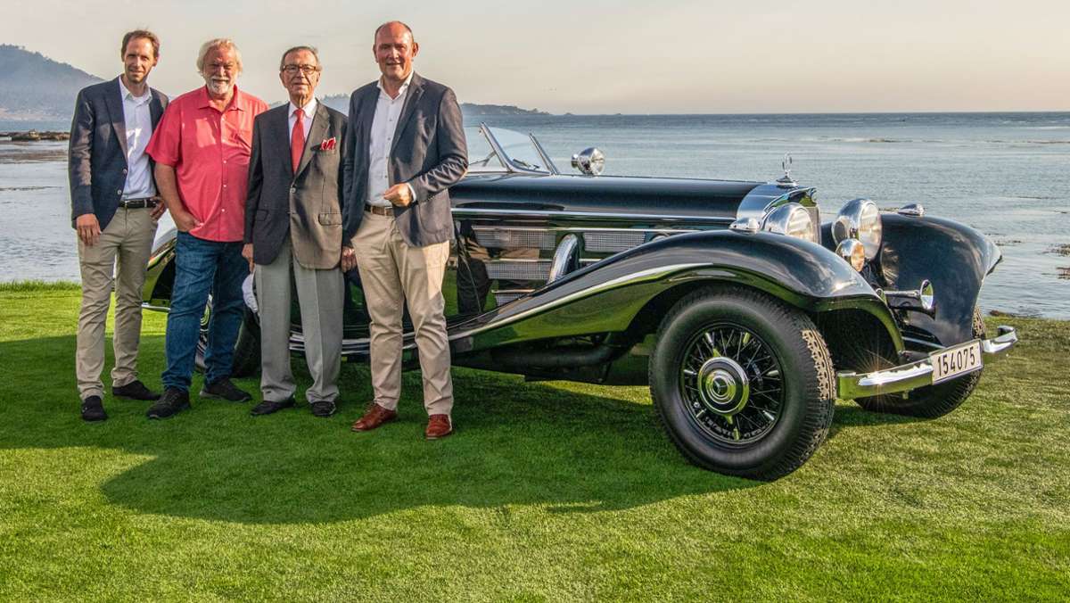 Oldtimershow in Pebble Beach: Neun-Millionen-Dollar-Mercedes in den USA prämiert
