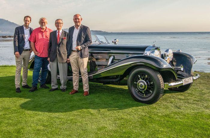 Oldtimershow in Pebble Beach: Neun-Millionen-Dollar-Mercedes in den USA prämiert