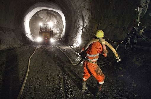 Beim Tunnelbau wird es wohl um Großaufträge gehen. Foto: dpa