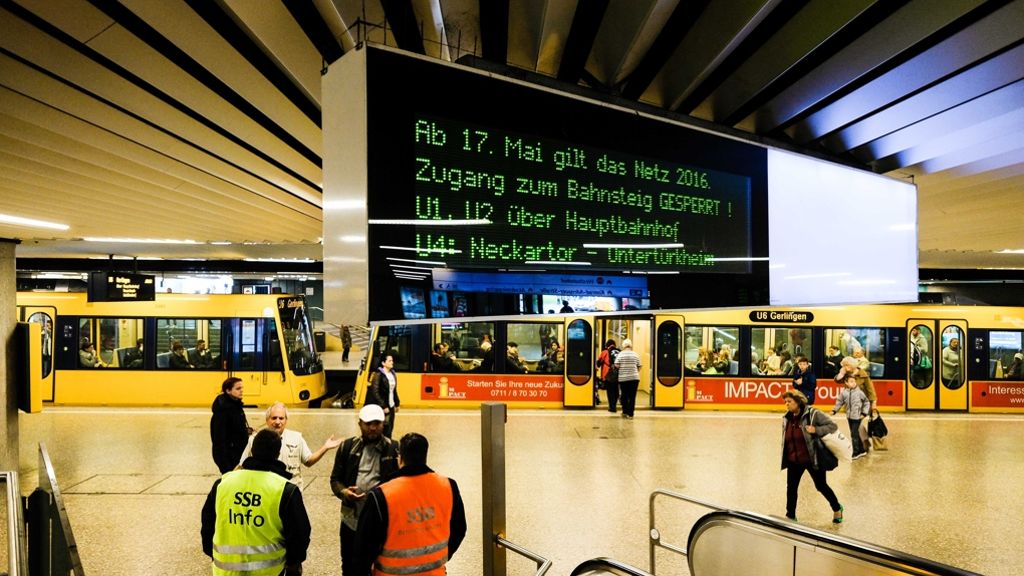 Haltestelle Staatsgalerie: SSB-Fahrgäste müssen mit längeren Fahrzeiten rechnen
