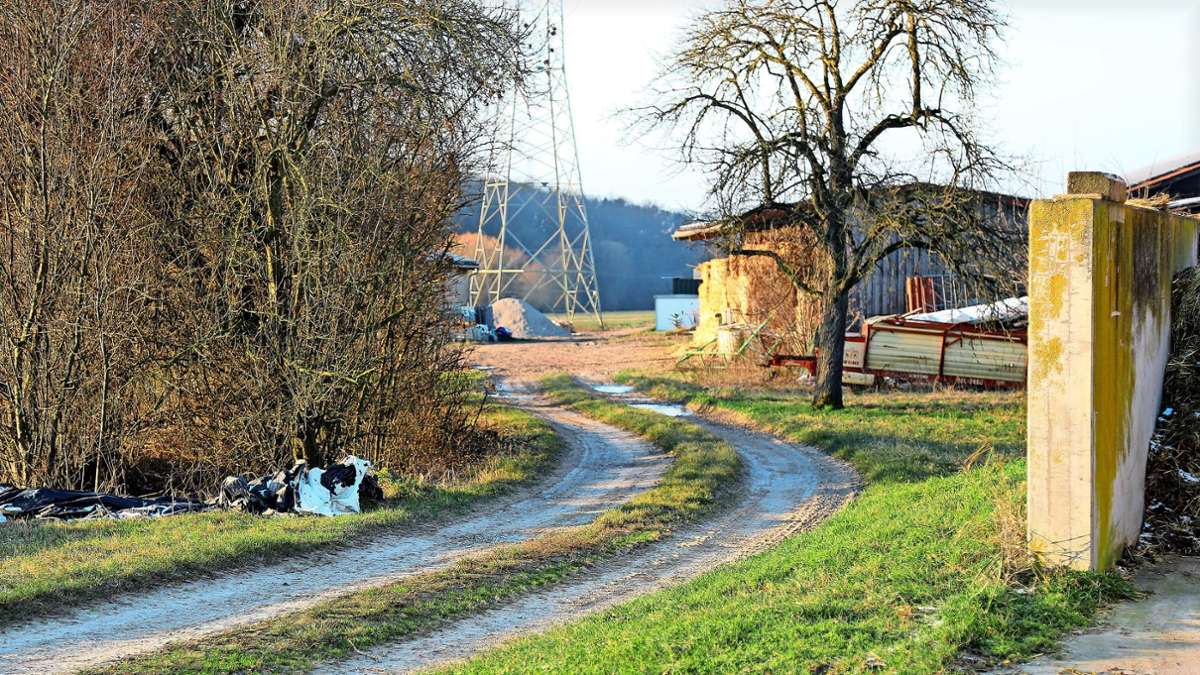 Neuer Radweg bei Affalterbach?: Aus Gras-Trasse könnte  Radweg werden