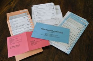 Rund 450 Wahlbriefe bislang nicht mitgezählt