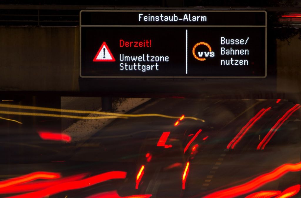 In Stuttgart ist wegen des Feinstaubs die Luft belastet. Foto: dpa