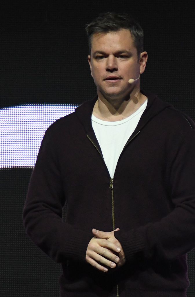 Auch Matt Damon spielt im Film von George Clooney mit und kommt zur Präsentation auf der Cinemacon in Las Vegas.