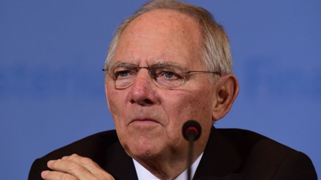 Bundesfinanzminister in Degerloch: Schäuble mahnt globales Handeln der Europäer an
