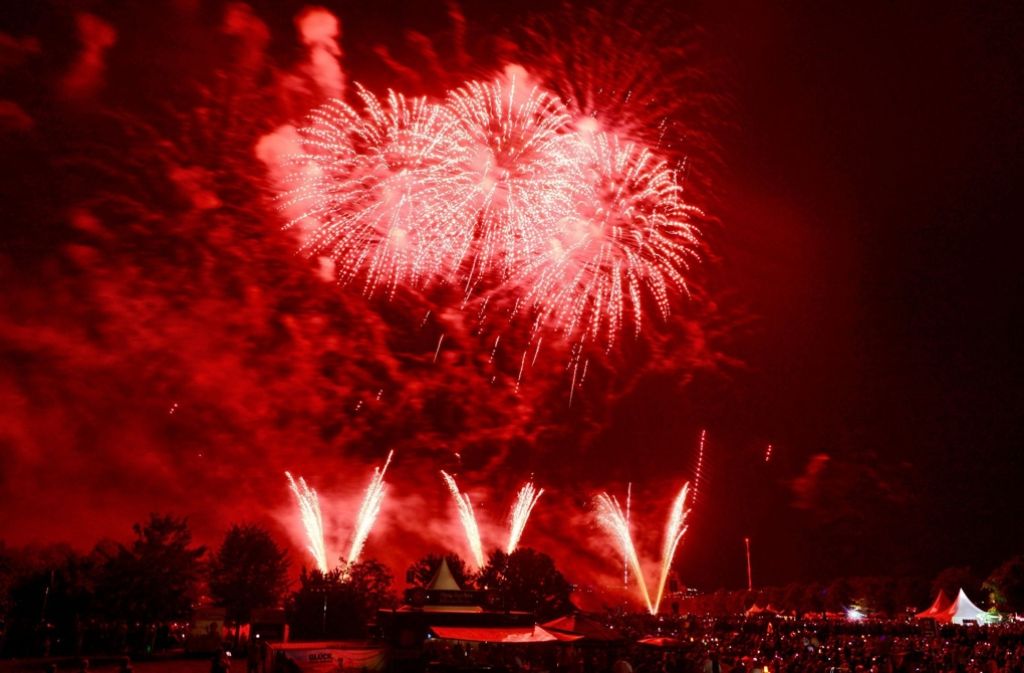 Bis zu 50000 Besucher werden an diesem Wochenende bei den „Flammenden Sternen“ erwartet.