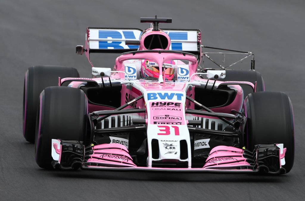 Farblich nicht schick, aber selten: der Force India.