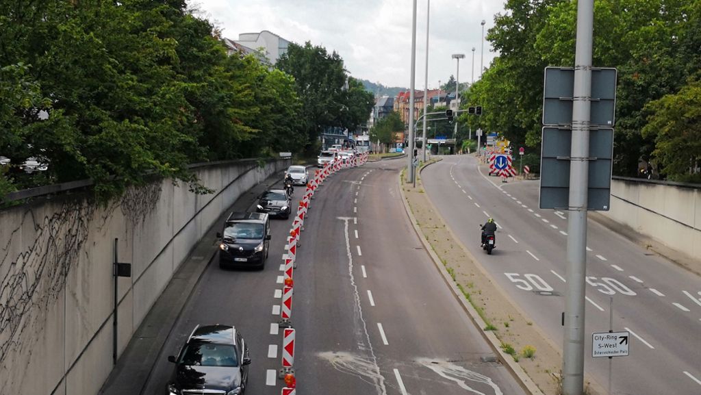Verkehr in Stuttgart: Nach Chemieunfall B 14 bald wieder frei
