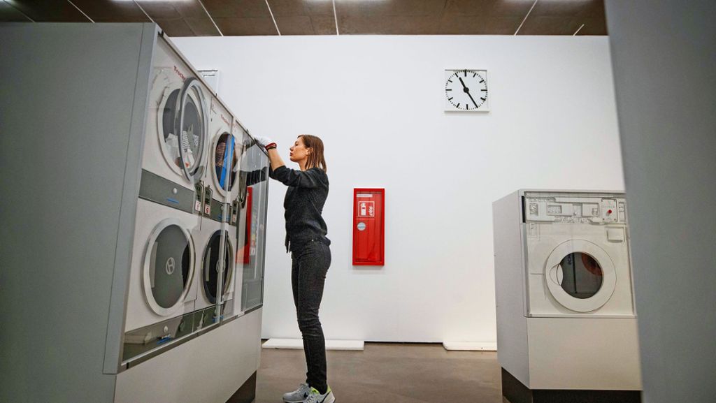 Berliner Künstlerin bereitet Ausstellung in Waiblingen vor: Marions wunderbarer Waschsalon