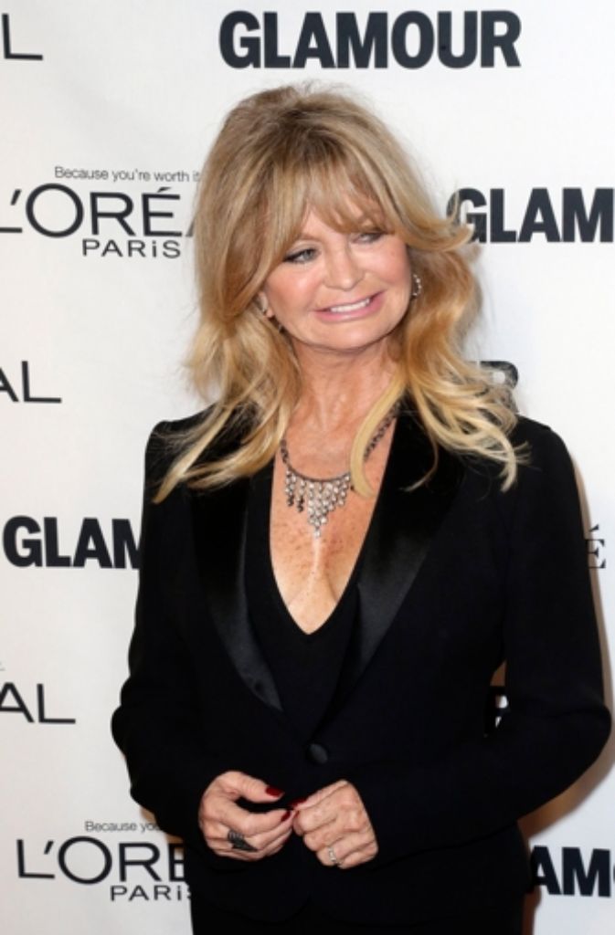 Hollywood Blondine Goldie Hawn Mitte November auf den „Glamour Women of the Year Awards“ in New York.