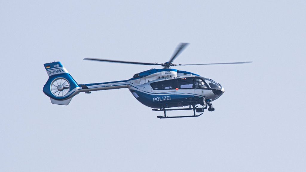 Leonberg: Mann blendet Hubschrauber-Piloten