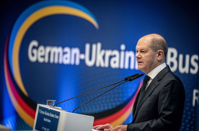 Scholz wirbt für Ukraine: Wiederaufbau soll bei EU-Beitritt helfen