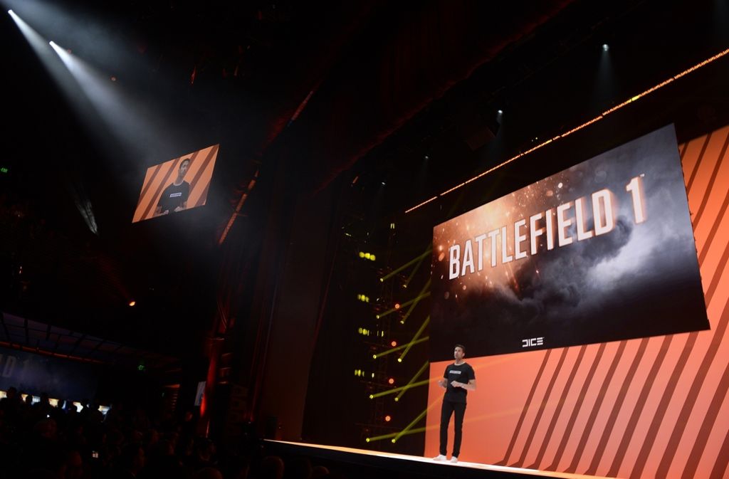 Battlefield 1 bei der Präsentation auf der E3 in Los Angeles.