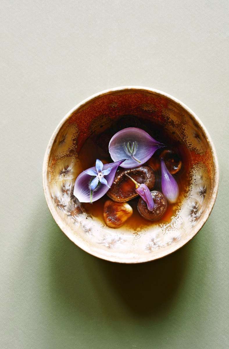 Tom Klong mit Shitake-Pilzen.