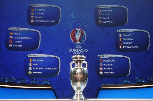 Fußball-EM 2016: 24 Teams kämpfen vom 10. Juni an um die Fußball-Krone Europas. Foto: dpa